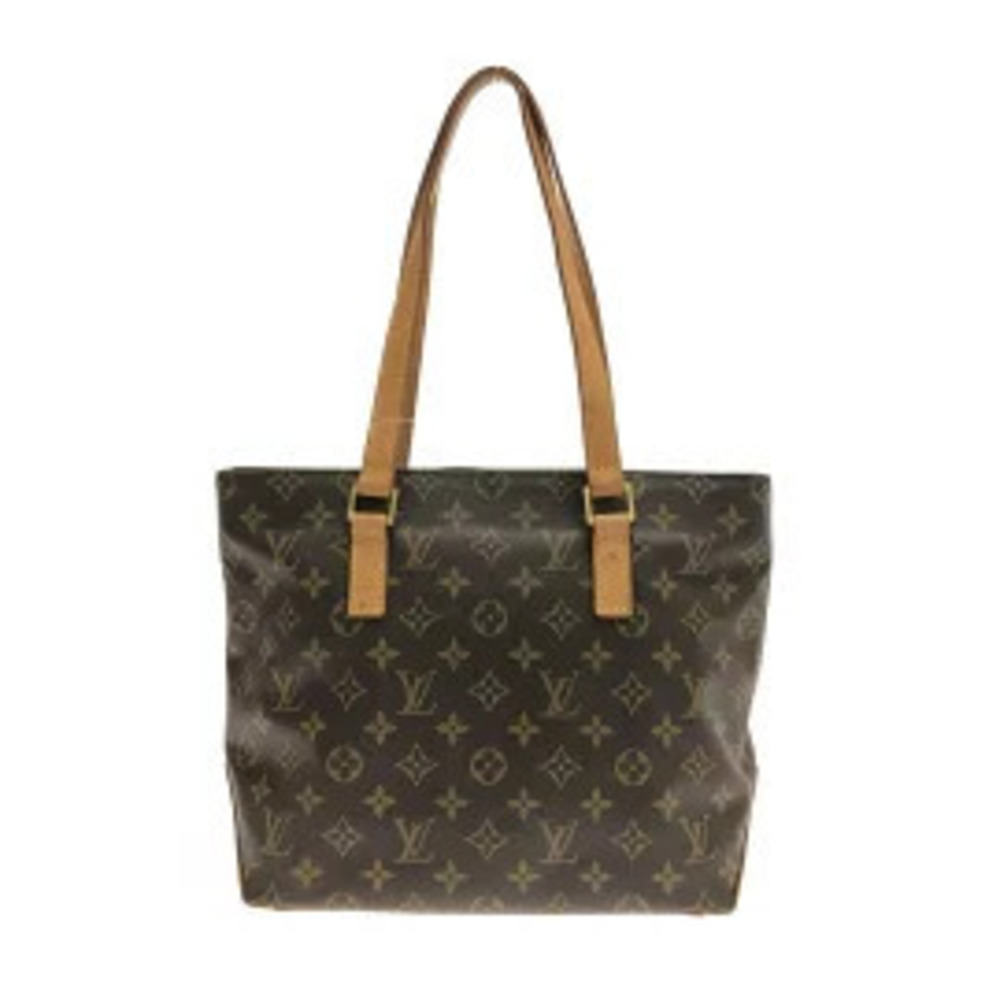 Louis Vuitton Cabas Piano Canvas Monogram Bag Shoulder Brown